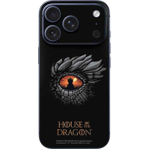 HBO House of the Dragon Burning Dragon iPhone 17 Pro Skin