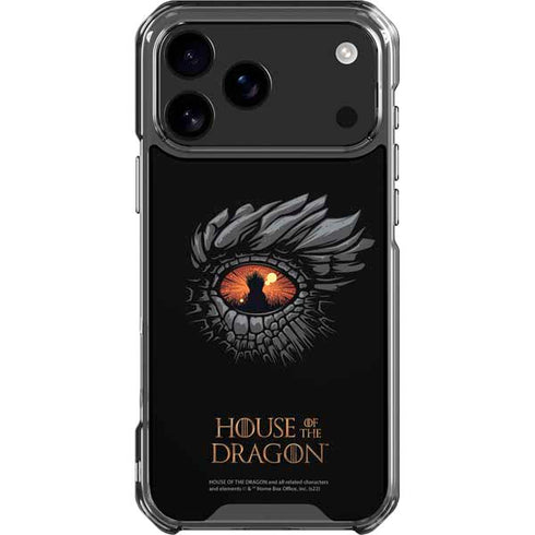 HBO House of the Dragon Burning Dragon iPhone 18 Pro Max Clear Case