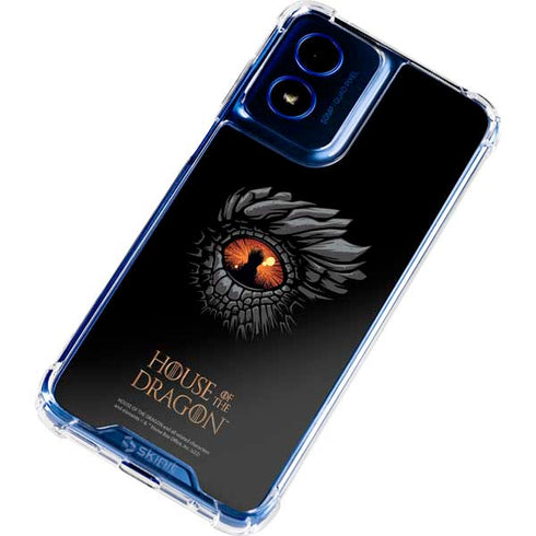 HBO House of the Dragon Burning Dragon Moto G Play 4G (2024) Clear Case