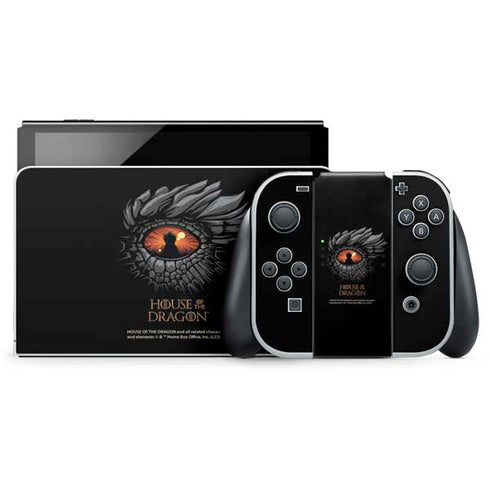 HBO House of the Dragon Burning Dragon Nintendo Skins