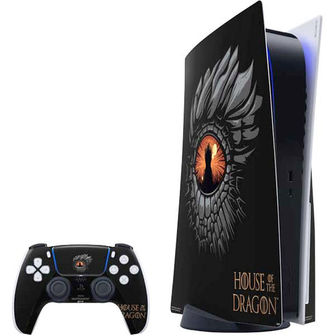 HBO House of the Dragon Burning Dragon PlayStation PS5 Skins