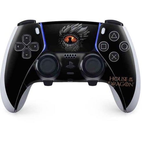 HBO House of the Dragon Burning Dragon PS5 DualSense Edge Pro Controller Skin