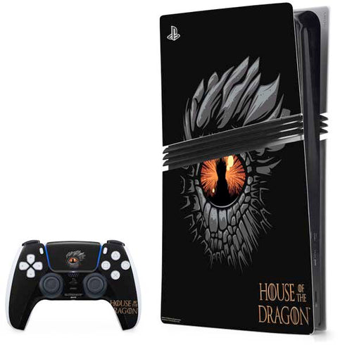 HBO House of the Dragon Burning Dragon PlayStation PS5 Skins