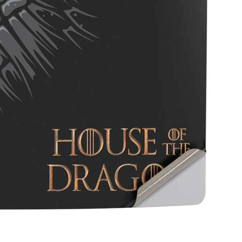 HBO House of the Dragon Burning Dragon PS5 Pro Disk Console Skin