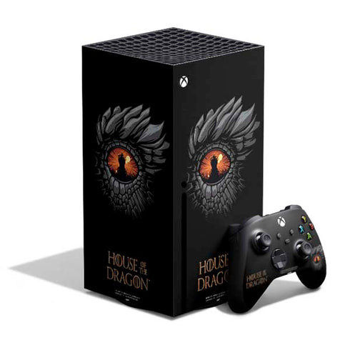 HBO House of the Dragon Burning Dragon XBox Series X Digital Edition Bundle Skin