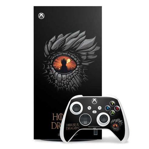 HBO House of the Dragon Burning Dragon Xbox Series X Skins
