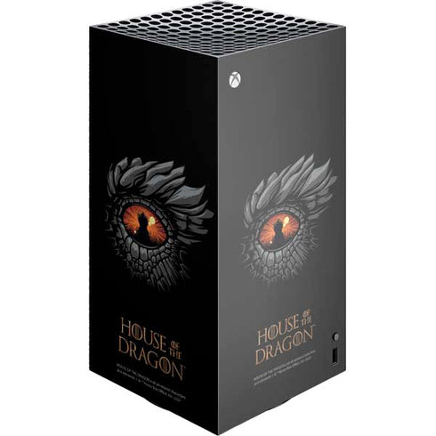 HBO House of the Dragon Burning Dragon XBox Series X Digital Edition Console Skin