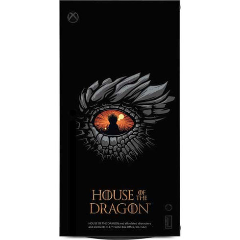 HBO House of the Dragon Burning Dragon XBox Series X Digital Edition Console Skin