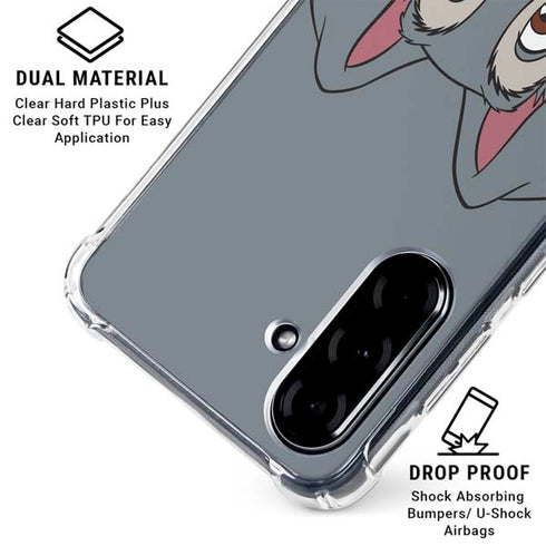 Disney Lady & The Tramp Butch Portrait Galaxy A36 5G Clear Case