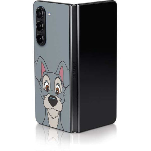 Disney Lady & The Tramp Butch Portrait Galaxy Z Fold5 5G Skin