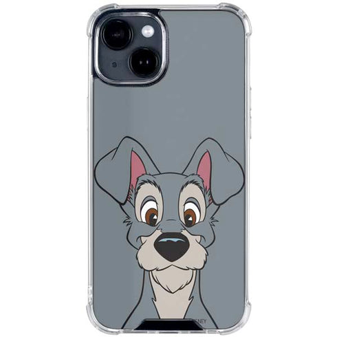 Disney Lady & The Tramp Butch Portrait iPhone 15 Clear Case