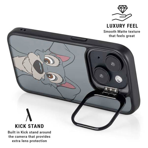 Disney Lady & The Tramp Butch Portrait iPhone 15 Kickstand Case