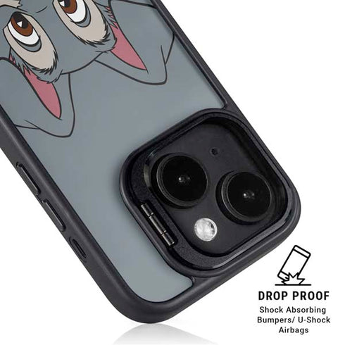 Disney Lady & The Tramp Butch Portrait iPhone 15 Kickstand Case