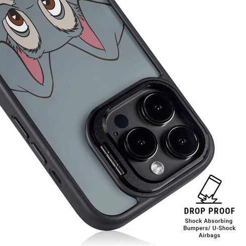 Disney Lady & The Tramp Butch Portrait iPhone 15 Pro Max Kickstand Case