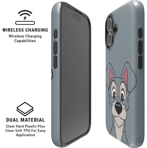 Disney Lady & The Tramp Butch Portrait iPhone 16 Magsafe Impact Case