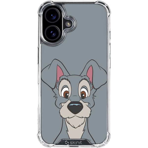 Disney Lady & The Tramp Butch Portrait iPhone 16 Plus Clear Case