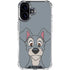 Disney Lady & The Tramp Butch Portrait iPhone 16 Plus Clear Case