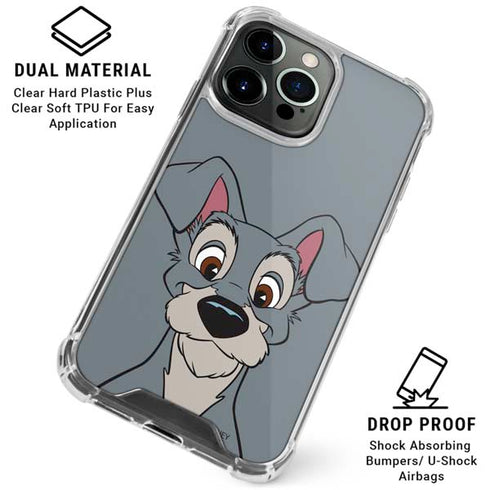 Disney Lady & The Tramp Butch Portrait iPhone 16 Pro Clear Case