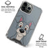 Disney Lady & The Tramp Butch Portrait iPhone 16 Pro Clear Case