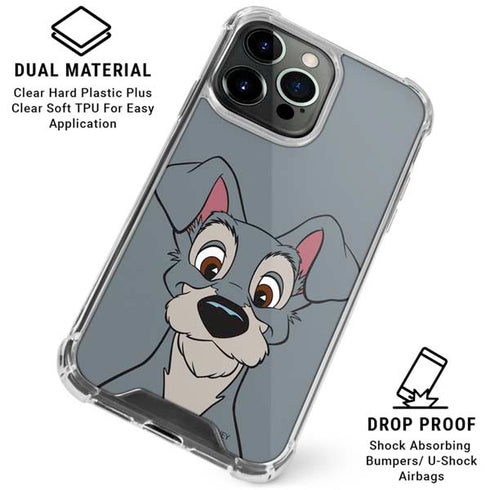 Disney Lady & The Tramp Butch Portrait iPhone 16 Pro Max Clear Case