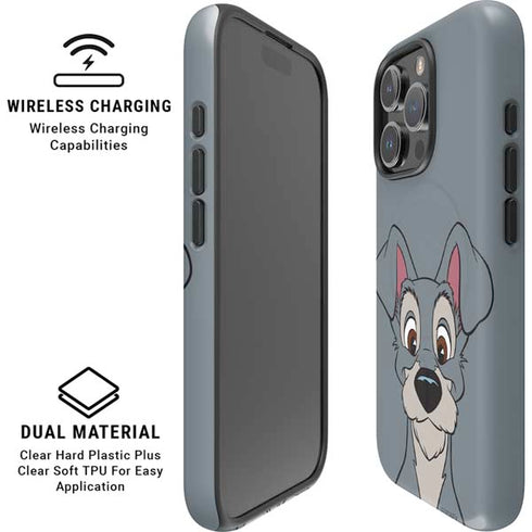 Disney Lady & The Tramp Butch Portrait iPhone 16 Pro Max Magsafe Impact Case