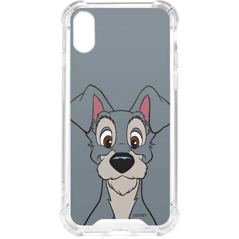 Disney Lady & The Tramp Butch Portrait iPhone XS Clear Case