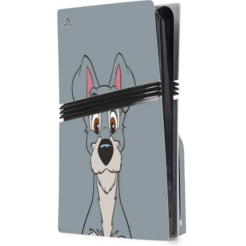 Disney Lady & The Tramp Butch Portrait PS5 Pro Disk Console Skin