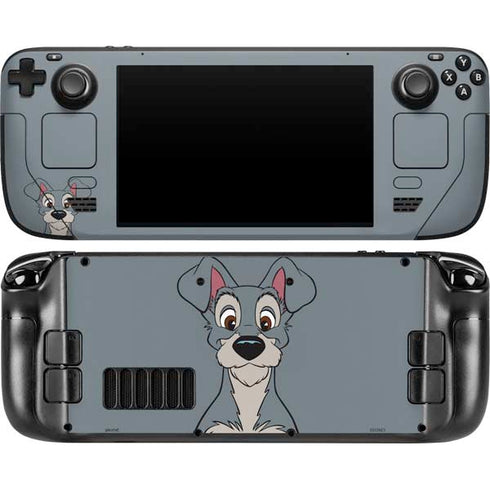 Disney Lady & The Tramp Butch Portrait Steam Deck Handheld Gaming Computer OLED Skin