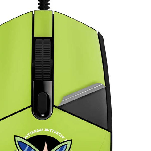 Cartoon Network Powerpuff Girls Buttercup G203 Prodigy RGB Wired Gaming Mouse Skin