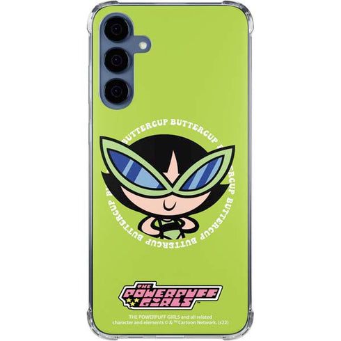 Cartoon Network Powerpuff Girls Buttercup Galaxy A55 5G Clear Case