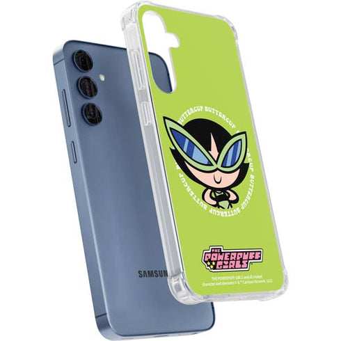 Cartoon Network Powerpuff Girls Buttercup Galaxy A55 5G Clear Case