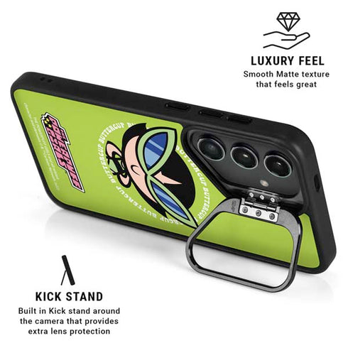 Cartoon Network Powerpuff Girls Buttercup Galaxy S25 Kickstand Case