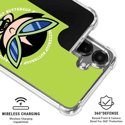 Cartoon Network Powerpuff Girls Buttercup Galaxy S26 Plus Clear Case