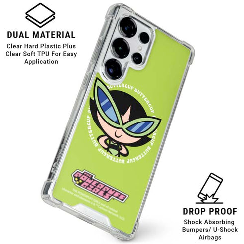 Cartoon Network Powerpuff Girls Buttercup Galaxy S26 Ultra Clear Case