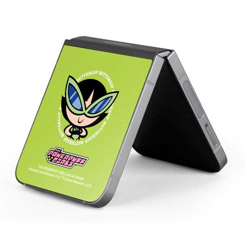 Cartoon Network Powerpuff Girls Buttercup Galaxy Z Flip6 Skin