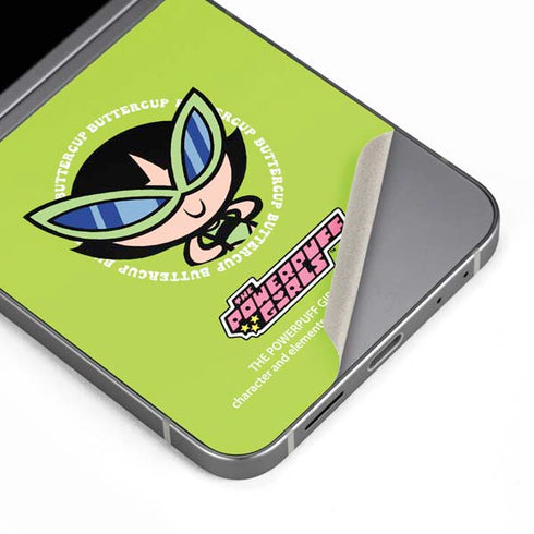 Cartoon Network Powerpuff Girls Buttercup Galaxy Z Flip6 Skin