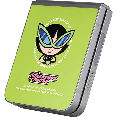 Cartoon Network Powerpuff Girls Buttercup Galaxy Z Flip6 Skin
