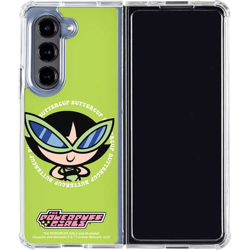 Cartoon Network Powerpuff Girls Buttercup Galaxy Z Fold5 5G Clear Case