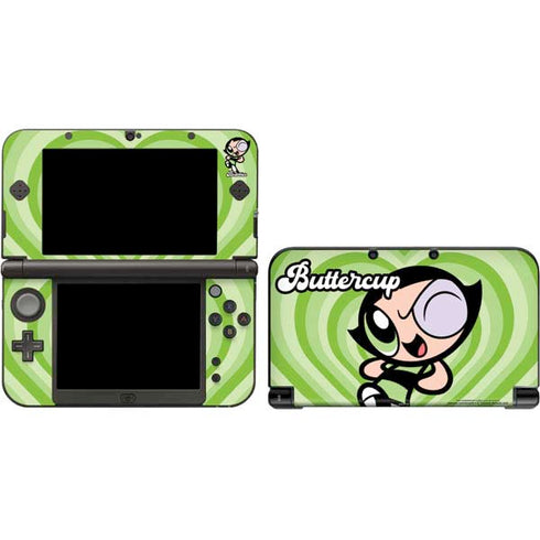 Cartoon Network Powerpuff Girls Buttercup Green Hearts Nintendo Skins