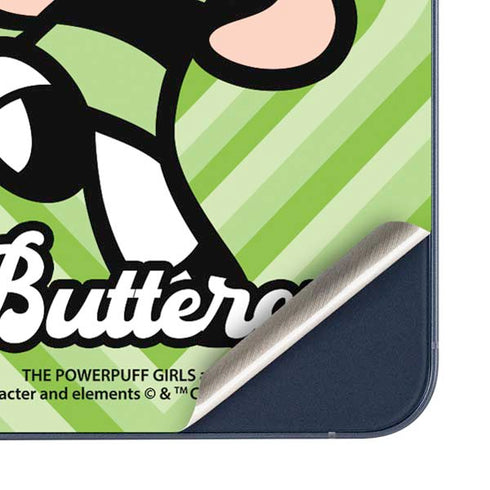 Cartoon Network Powerpuff Girls Buttercup Green Hearts Galaxy A35 5G Skin