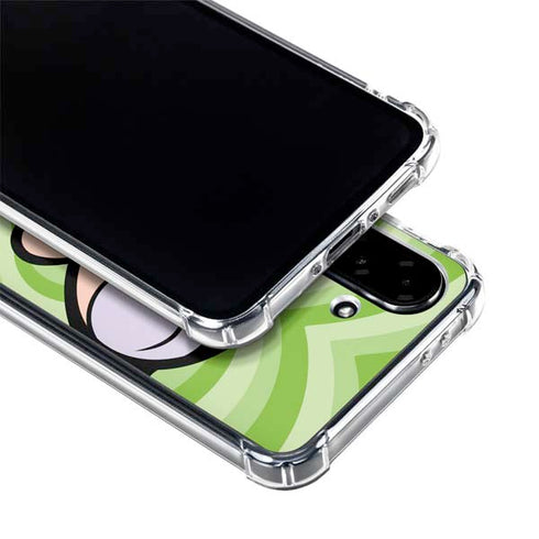 Cartoon Network Powerpuff Girls Buttercup Green Hearts Galaxy A36 5G Clear Case