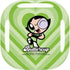Cartoon Network Powerpuff Girls Buttercup Green Hearts Galaxy Buds Live Skin
