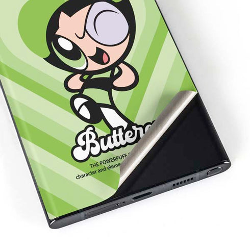 Cartoon Network Powerpuff Girls Buttercup Green Hearts Galaxy Skins