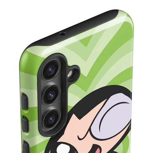 Cartoon Network Powerpuff Girls Buttercup Green Hearts Galaxy S25 Impact Case