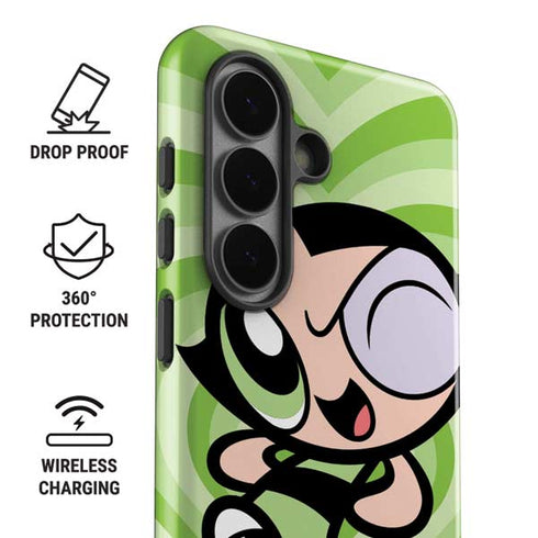 Cartoon Network Powerpuff Girls Buttercup Green Hearts Galaxy S26 Impact Case