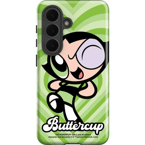 Cartoon Network Powerpuff Girls Buttercup Green Hearts Galaxy S26 Impact Case