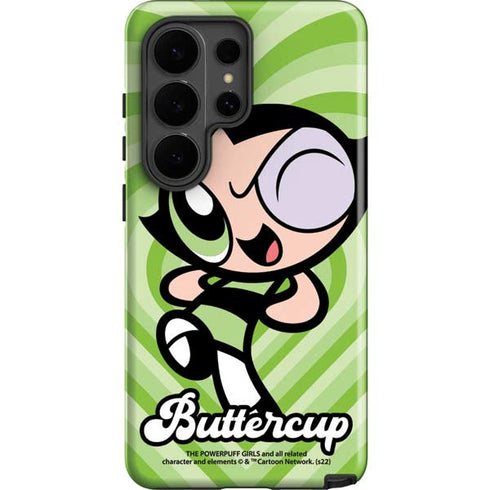 Cartoon Network Powerpuff Girls Buttercup Green Hearts Galaxy S26 Ultra Impact Case
