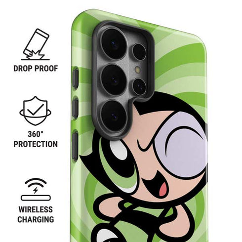 Cartoon Network Powerpuff Girls Buttercup Green Hearts Galaxy S26 Ultra Impact Case