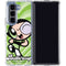 Cartoon Network Powerpuff Girls Buttercup Green Hearts Galaxy Z Fold5 5G Clear Case