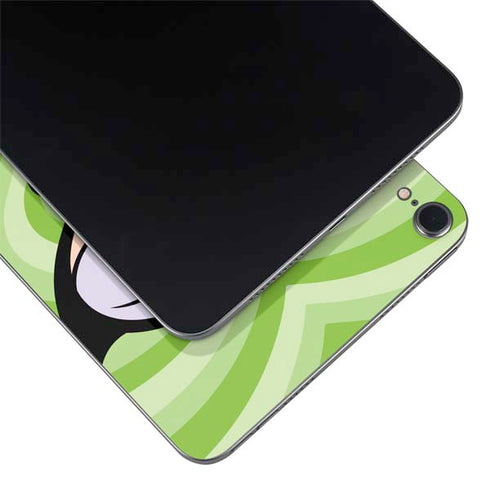 Cartoon Network Powerpuff Girls Buttercup Green Hearts Apple iPad Mini Skin